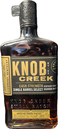 *MAY SELECTION* Knob Creek Barrel Strength  (while supplies last)