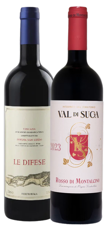 *SEPTEMBER SELECTION* Tuscan Combo : Le Defise Super Tuscan/Val di Suga Rosso di Montalcino